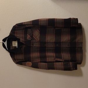 Dravus Shepra Lined Full-zip Flannel - Brown/Black - Medium